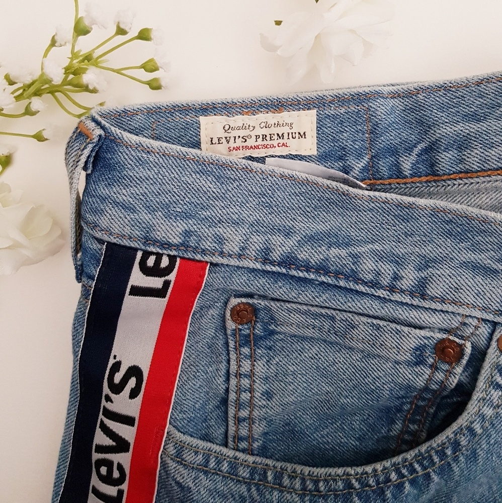 Levi's 501 Logo Side Stripe Jeans